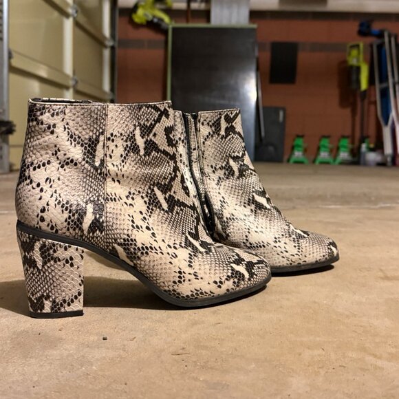Seychelles Snake Leather Boots ~ 8.5 (NEW) - Picture 3 of 9